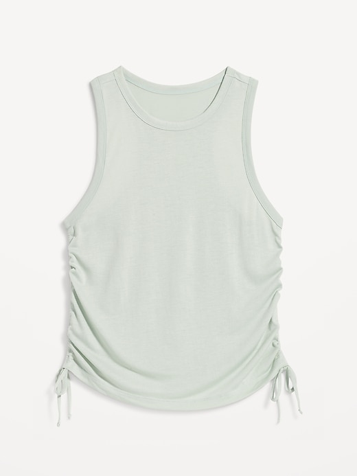 Image number 4 showing, UltraLite Ruched Tie Tank Top
