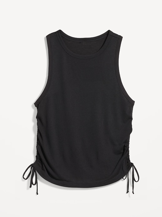 UltraLite Ruched Tie Tank Top