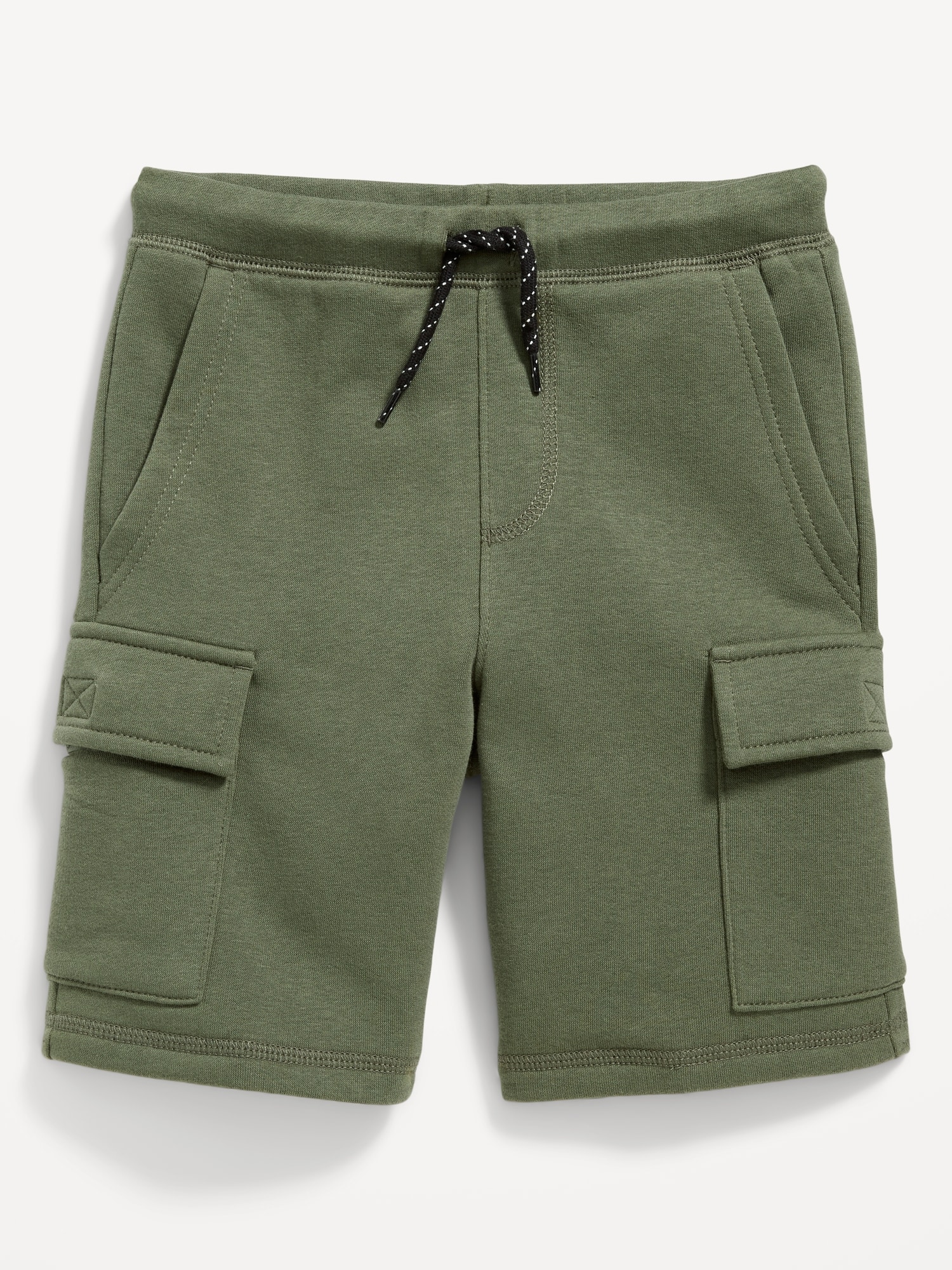 Old Navy Fleece Cargo Jogger Shorts for Boys (At Knee) green. 1