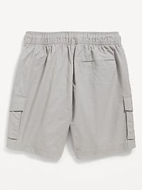 View large product image 4 of 4. Above Knee Straight Cargo Jogger Shorts for Boys