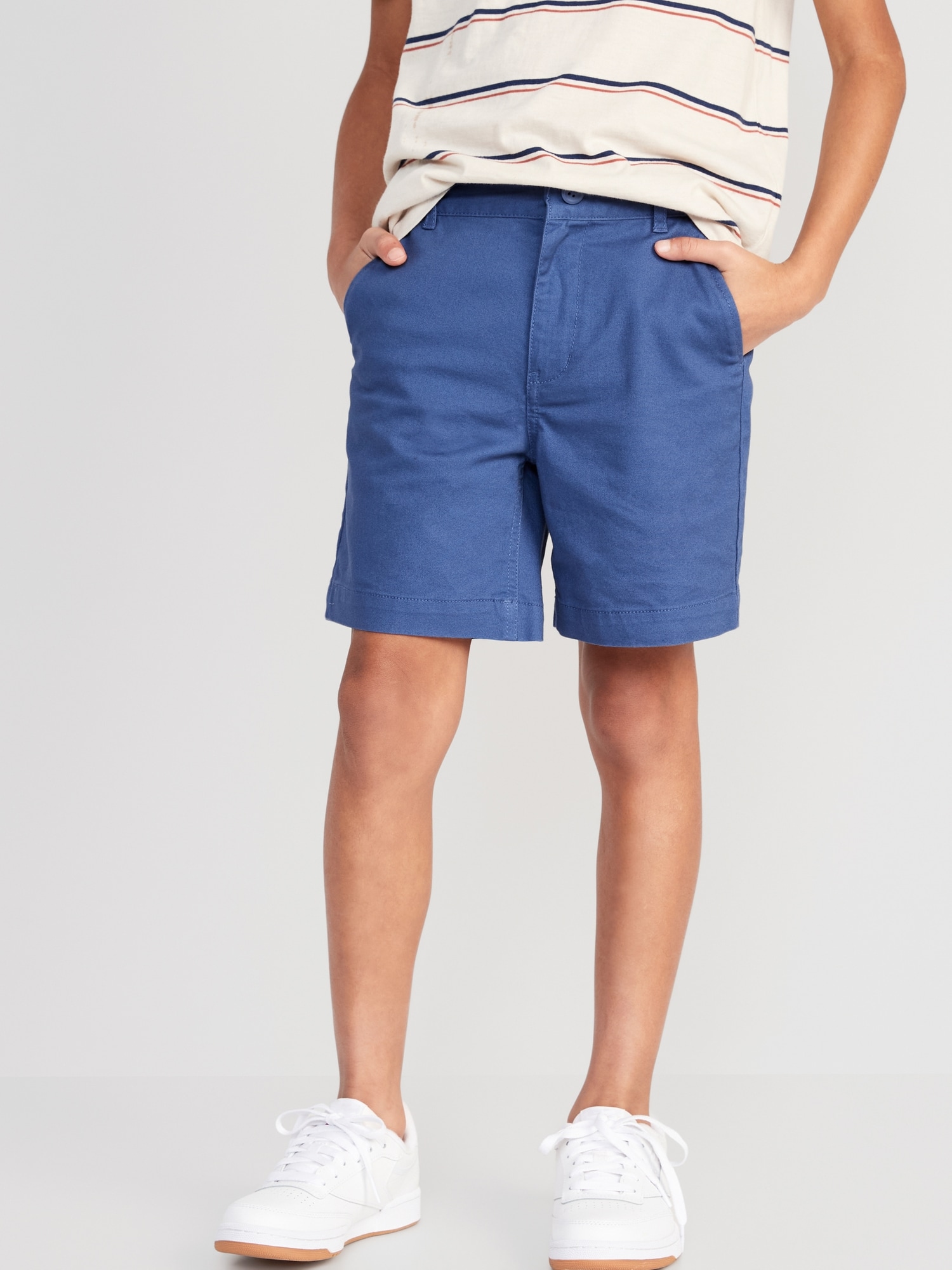 Old Navy Straight Twill Shorts for Boys (Above Knee) blue. 1