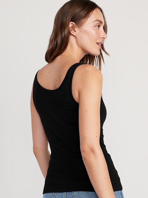 Image number 2 showing, Scoop-Neck Rib-Knit First Layer Tank Top for Women
