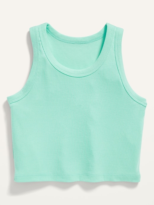 Cropped UltraLite Rib-Knit Performance Tank for Girls | Old Navy