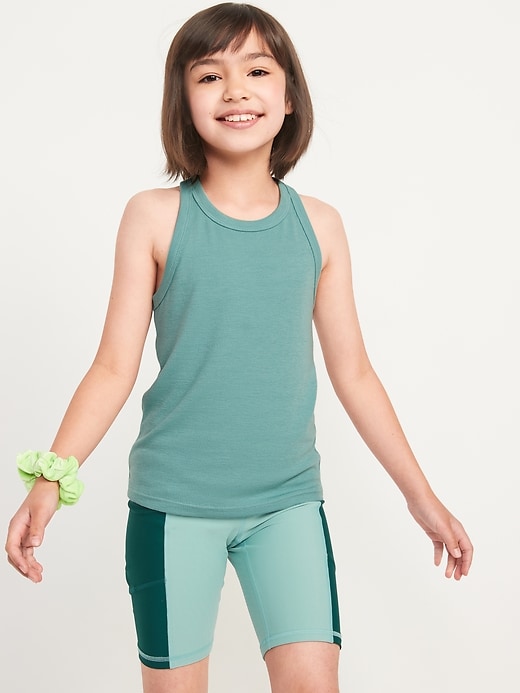 View large product image 2 of 3. UltraLite High-Neck Tank Top 2-Pack for Girls
