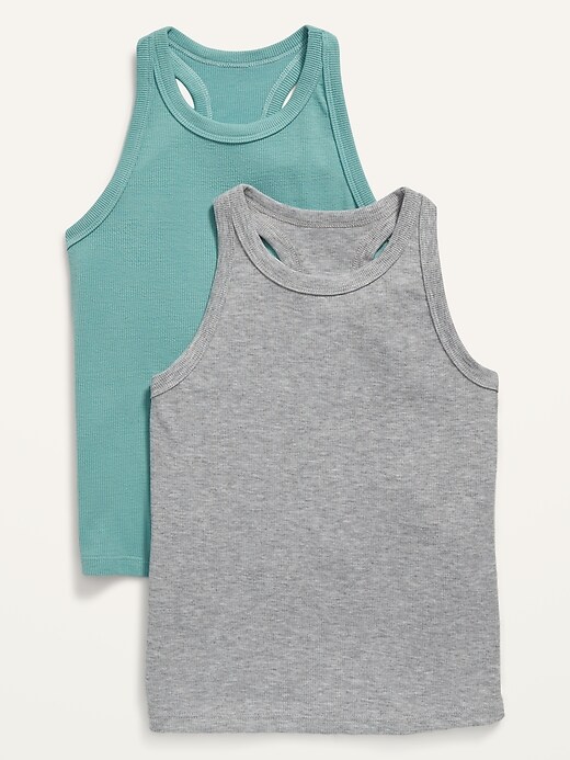 View large product image 1 of 3. UltraLite High-Neck Tank Top 2-Pack for Girls