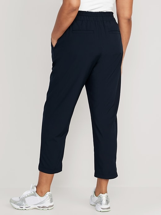 Image number 5 showing, High-Waisted StretchTech Cropped Taper Pants