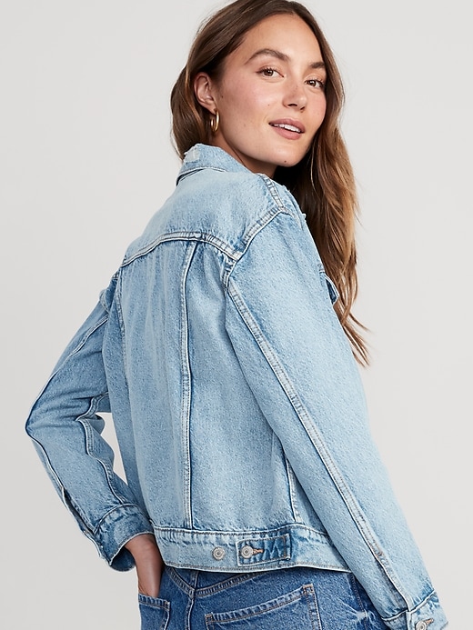 Image number 5 showing, Classic Jean Jacket for Women