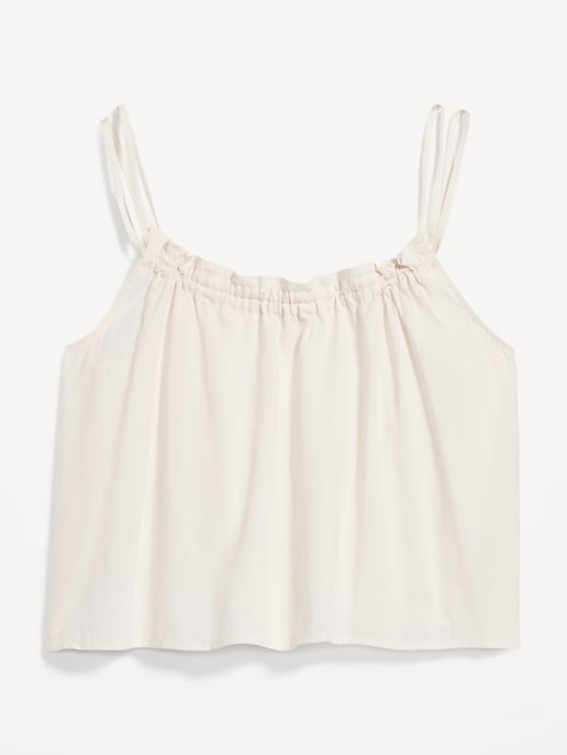 Image number 4 showing, Ruffle-Trimmed Double-Strap Cami Pajama Top