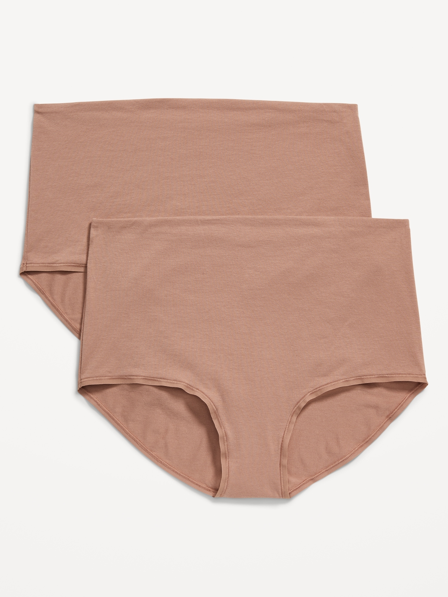 Maternity 2-Pack Rollover-Waist Hipster Underwear