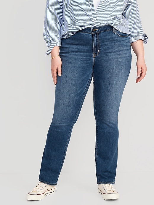 Image number 7 showing, Mid-Rise Kicker Boot-Cut Jeans for Women