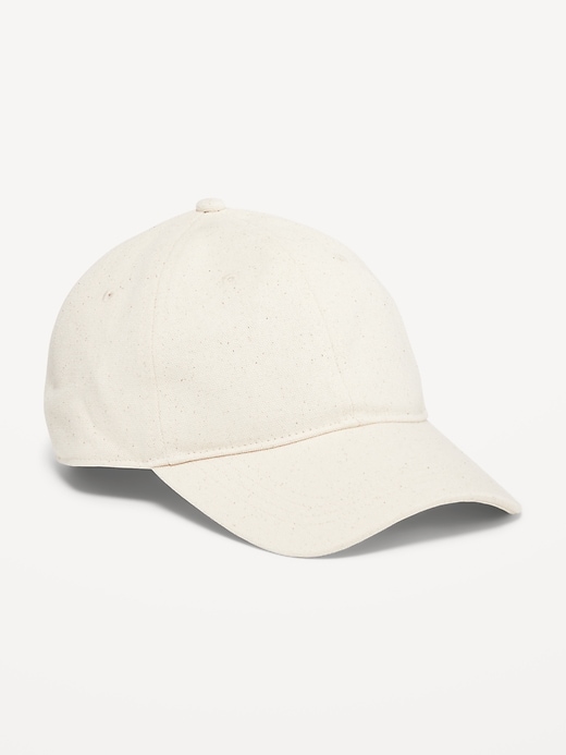View large product image 2 of 2. Canvas Baseball Cap for Women