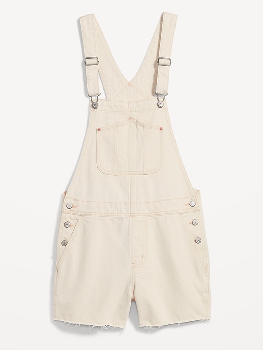 Slouchy Straight Cut-Off Jean Shortalls -- 3.5-inch inseam | Old Navy