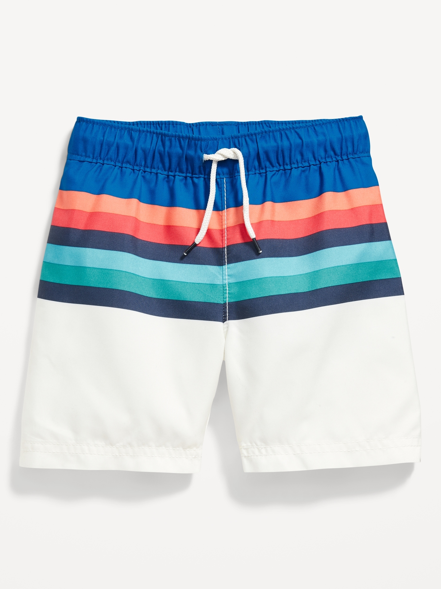 Old Navy Printed Swim Trunks for Toddler & Baby blue. 1