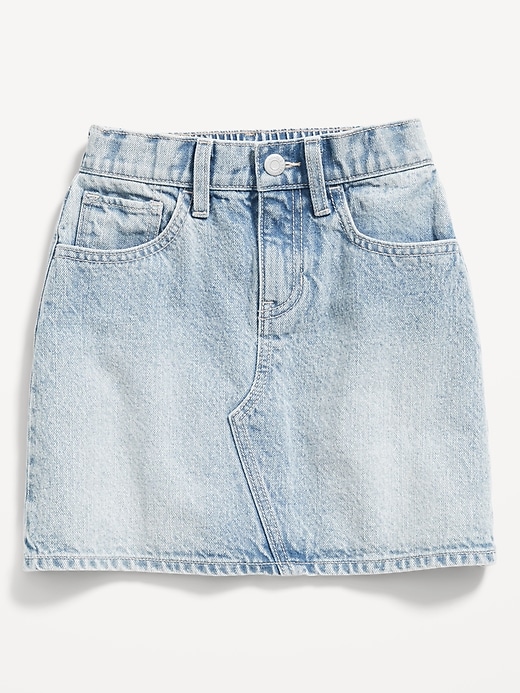 View large product image 1 of 2. High-Waisted Jean Skirt for Girls