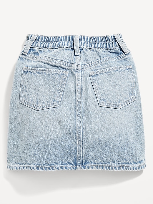 View large product image 2 of 2. High-Waisted Jean Skirt for Girls