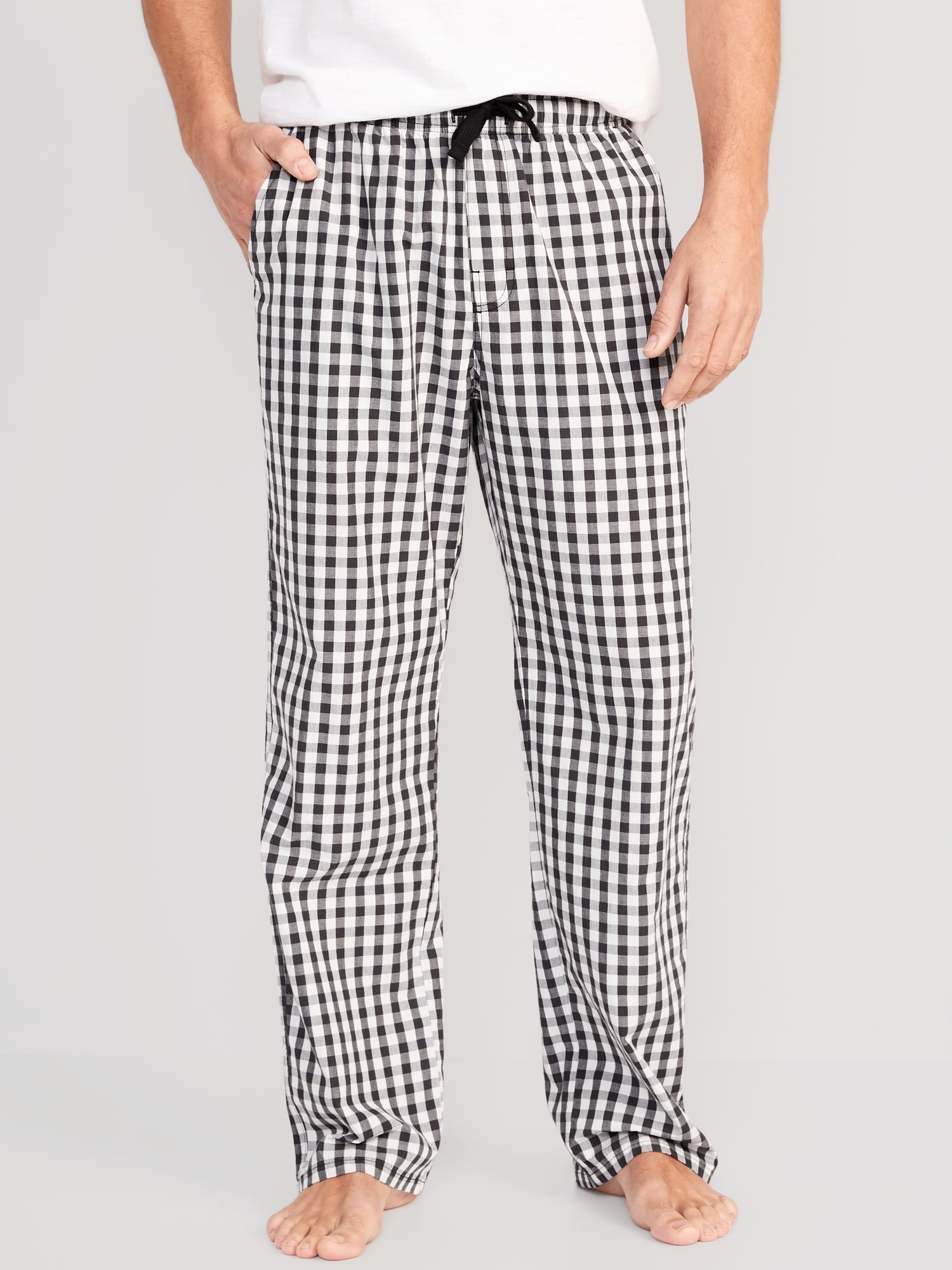 Old Navy Printed Poplin Pajama Pants for Men multi. 1