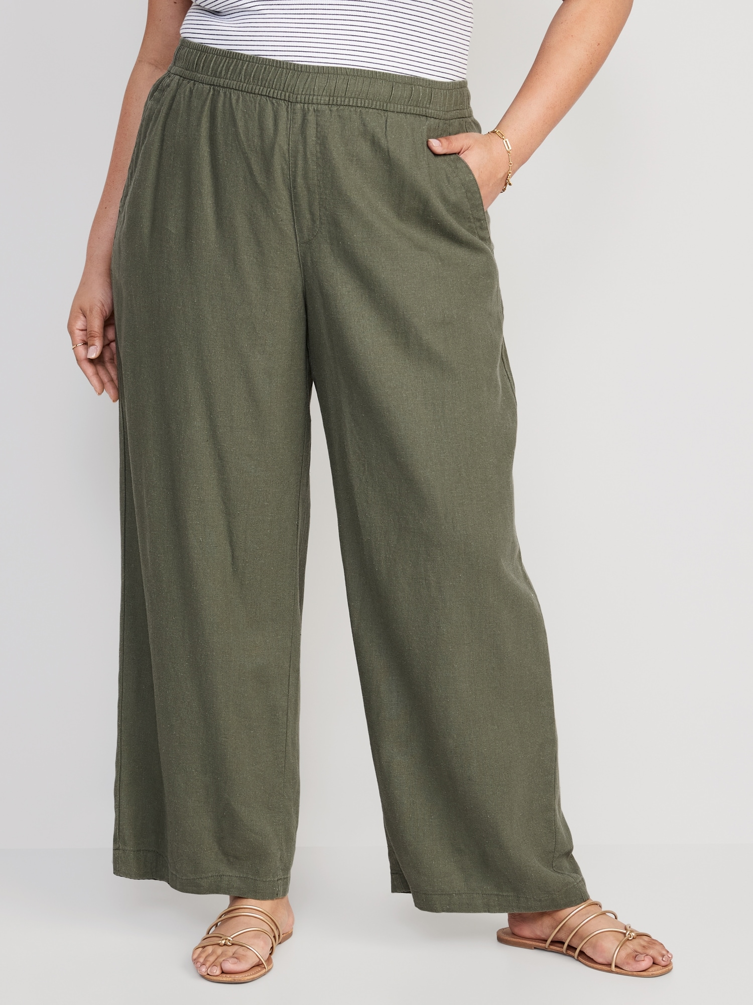 HOT* Old Navy: Women's Blend Linen Pants only $12!