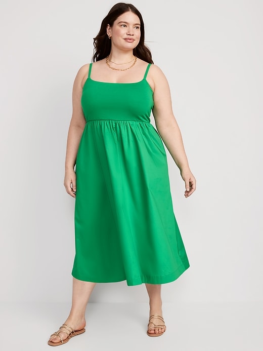 Image number 7 showing, Fit & Flare Combination Midi Dress