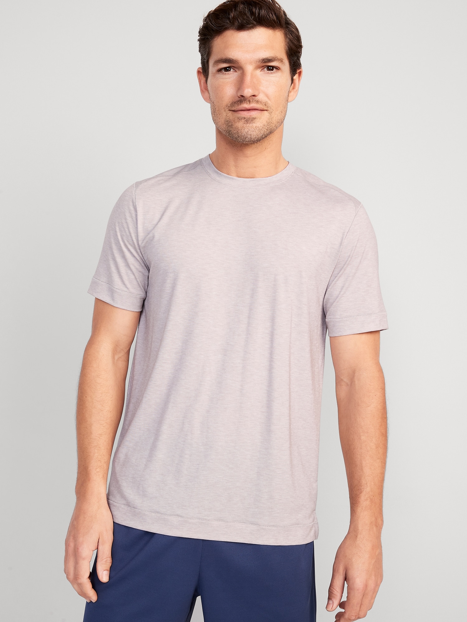 Old Navy Beyond 4-Way Stretch T-Shirt for Men gray. 1