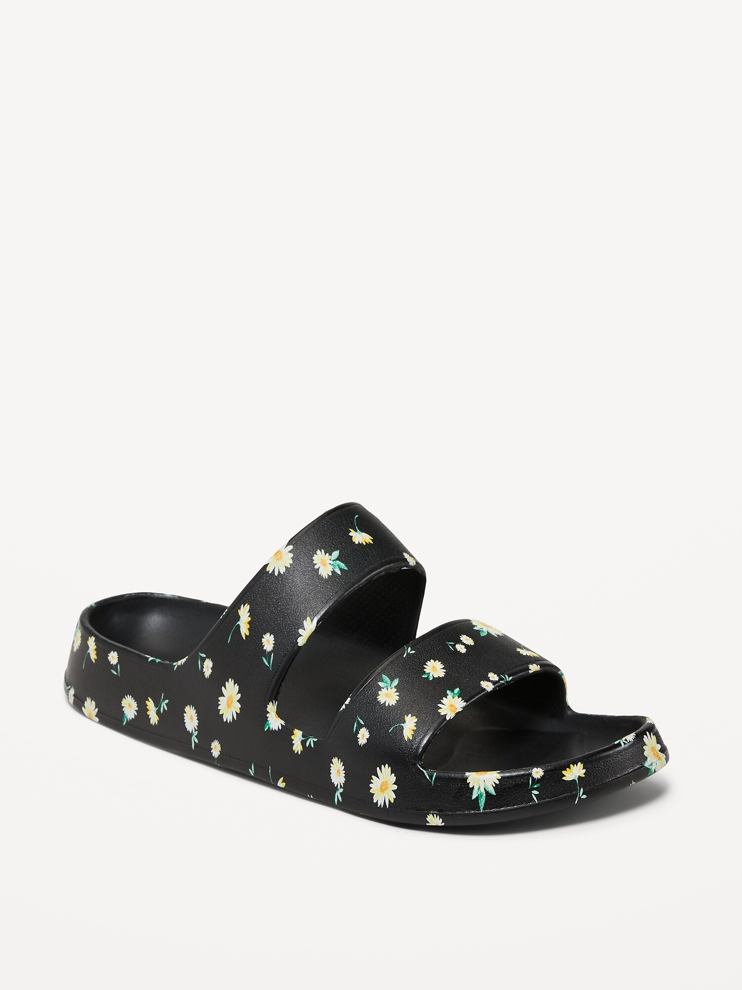 Old Navy Women's T-Strap Flip-Flops Sandals – Black, Plant-Based – Sizes 6 7 8 9 – New No Box