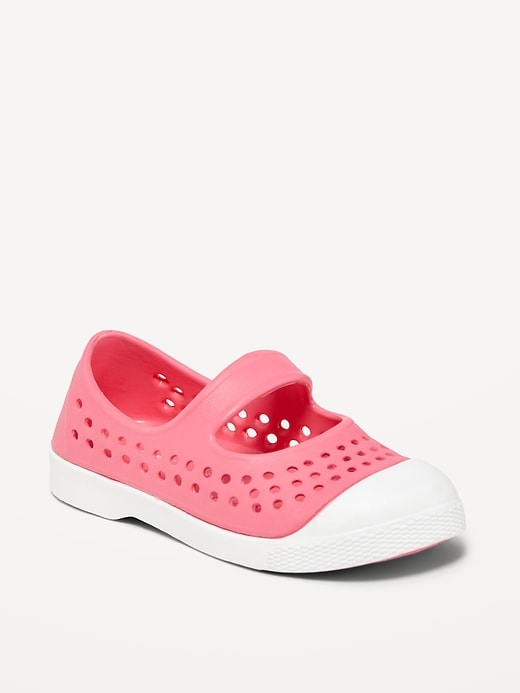 View large product image 1 of 3. Cutout Mary-Jane Shoes for Toddler Girls (Partially Plant-Based)