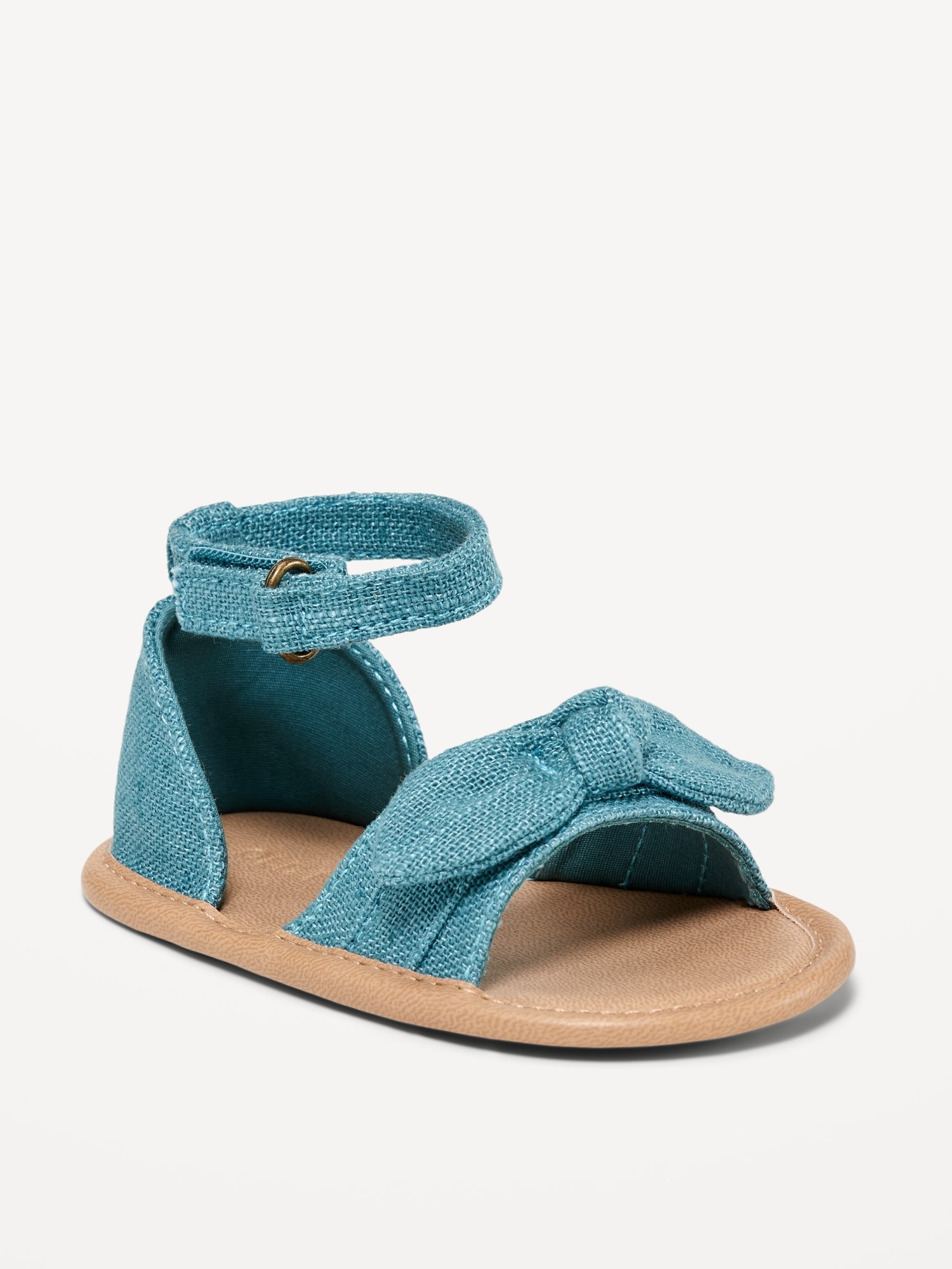 Oldnavy Linen-Style Bow-Tie Sandals for Baby