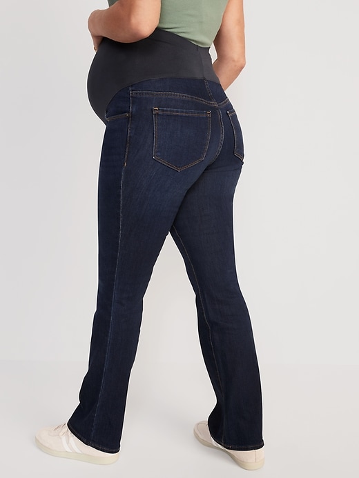 Image number 2 showing, Maternity Full Panel Kicker Boot-Cut Jeans