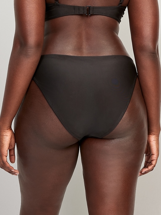 Image number 6 showing, Low-Rise V-Front French-Cut Bikini Swim Bottoms