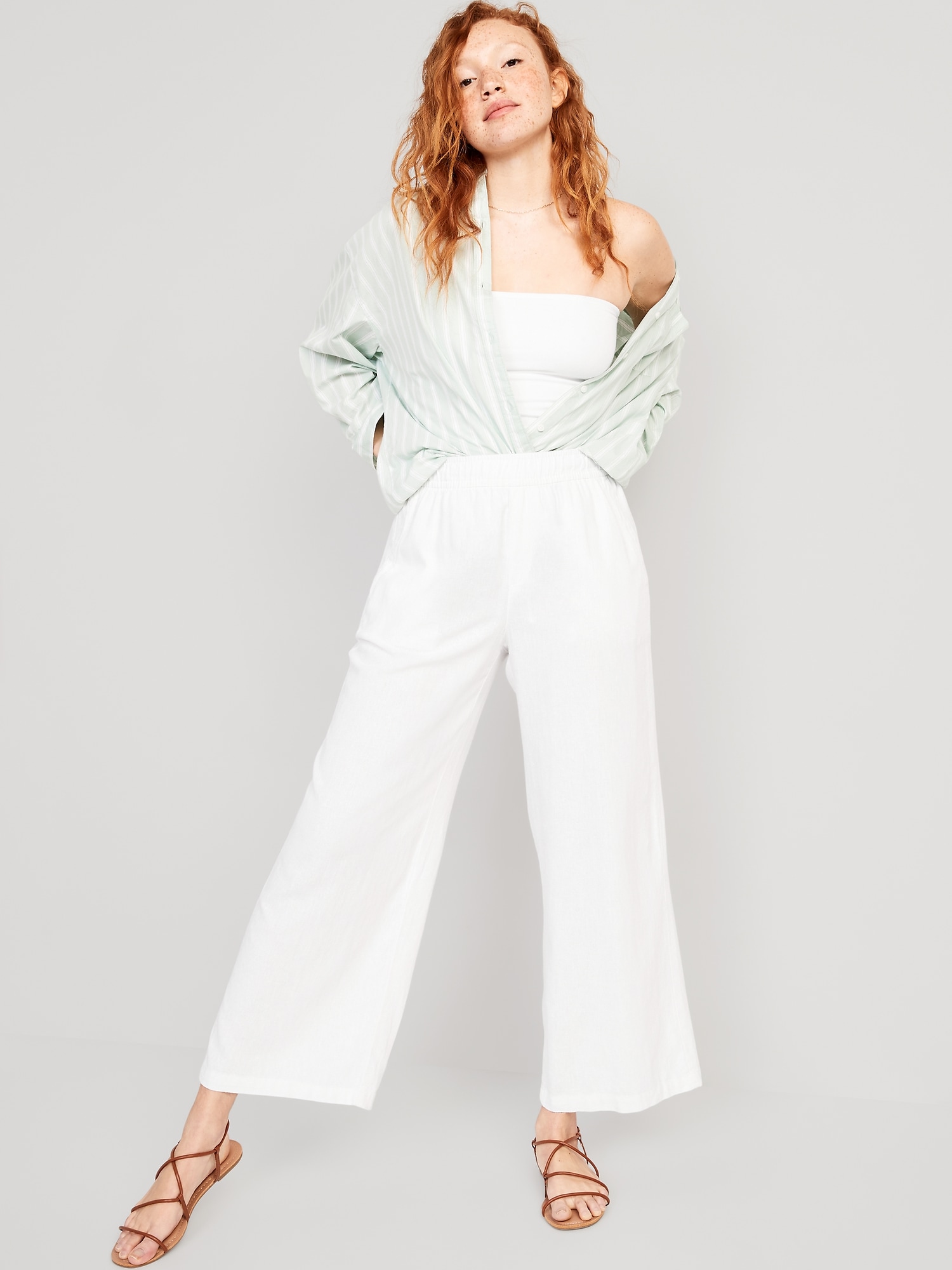 Old Navy Linen Pants for Women for sale