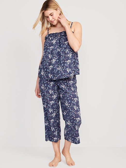 View large product image 1 of 2. Maternity Cami Pajama Top & Pants Set