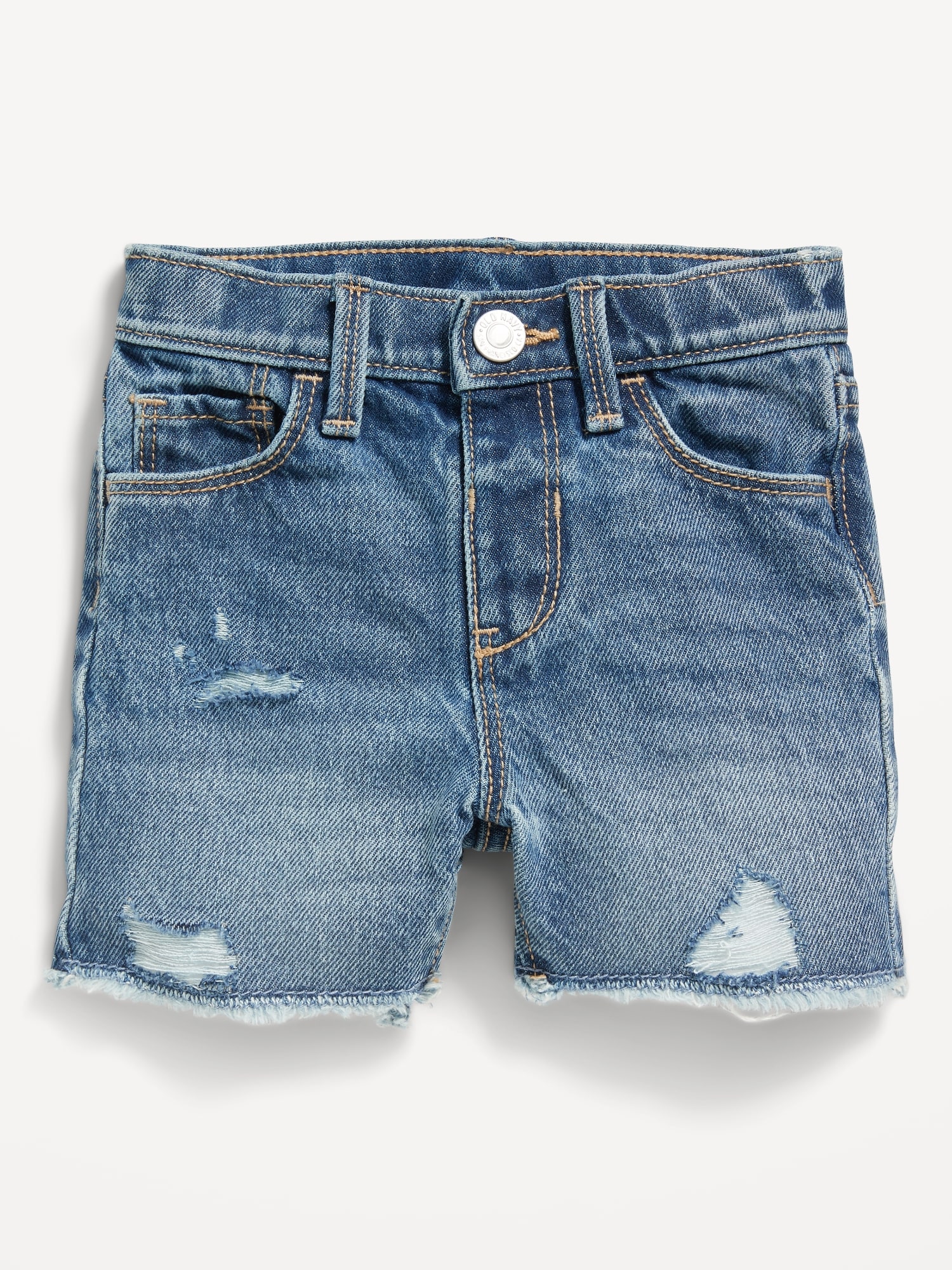 Ripped Cut-Off Jean Shorts for Toddler Girls | Old Navy