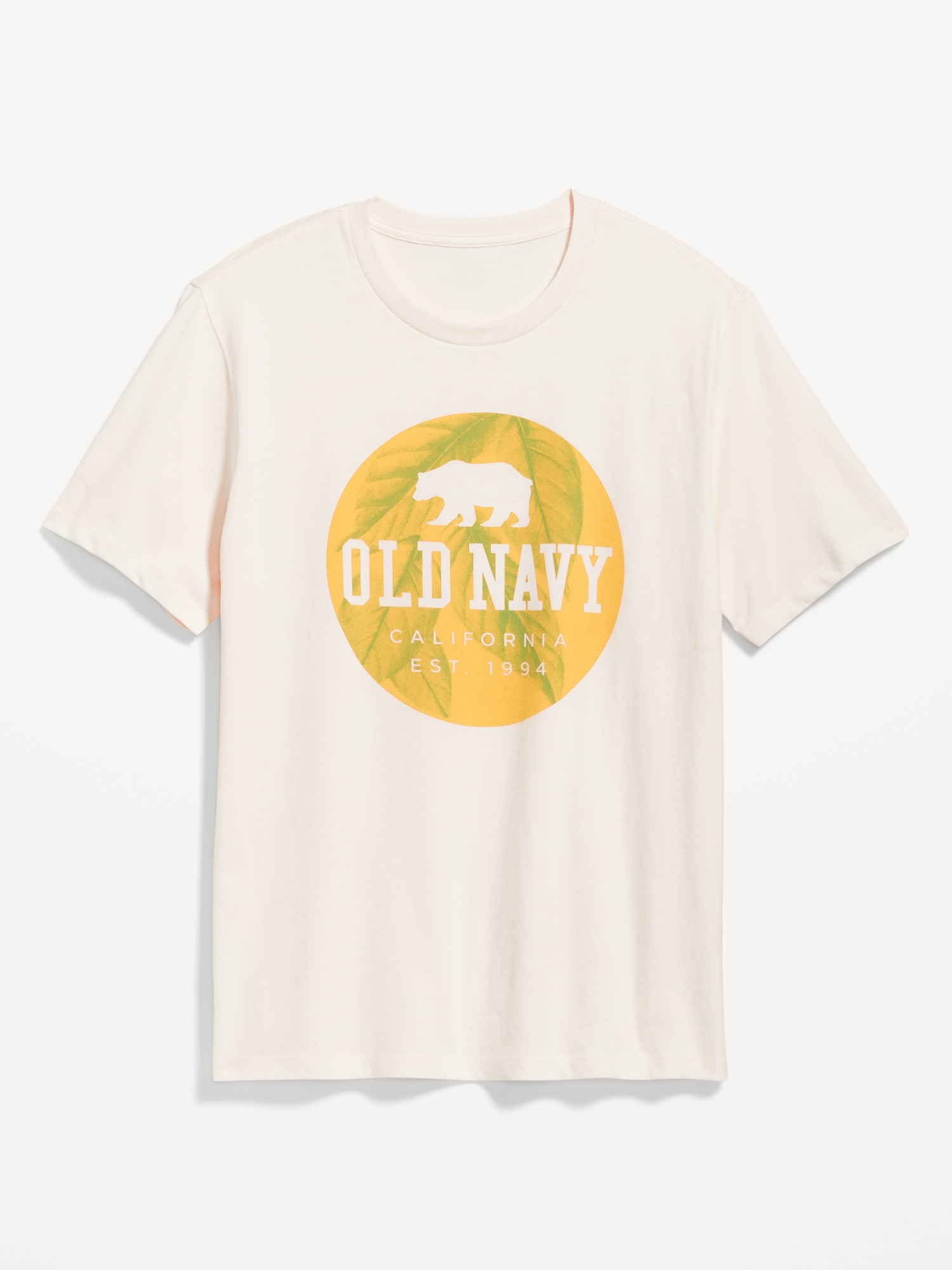 Old Navy Logo-Graphic Crew-Neck T-Shirt for Men white. 1