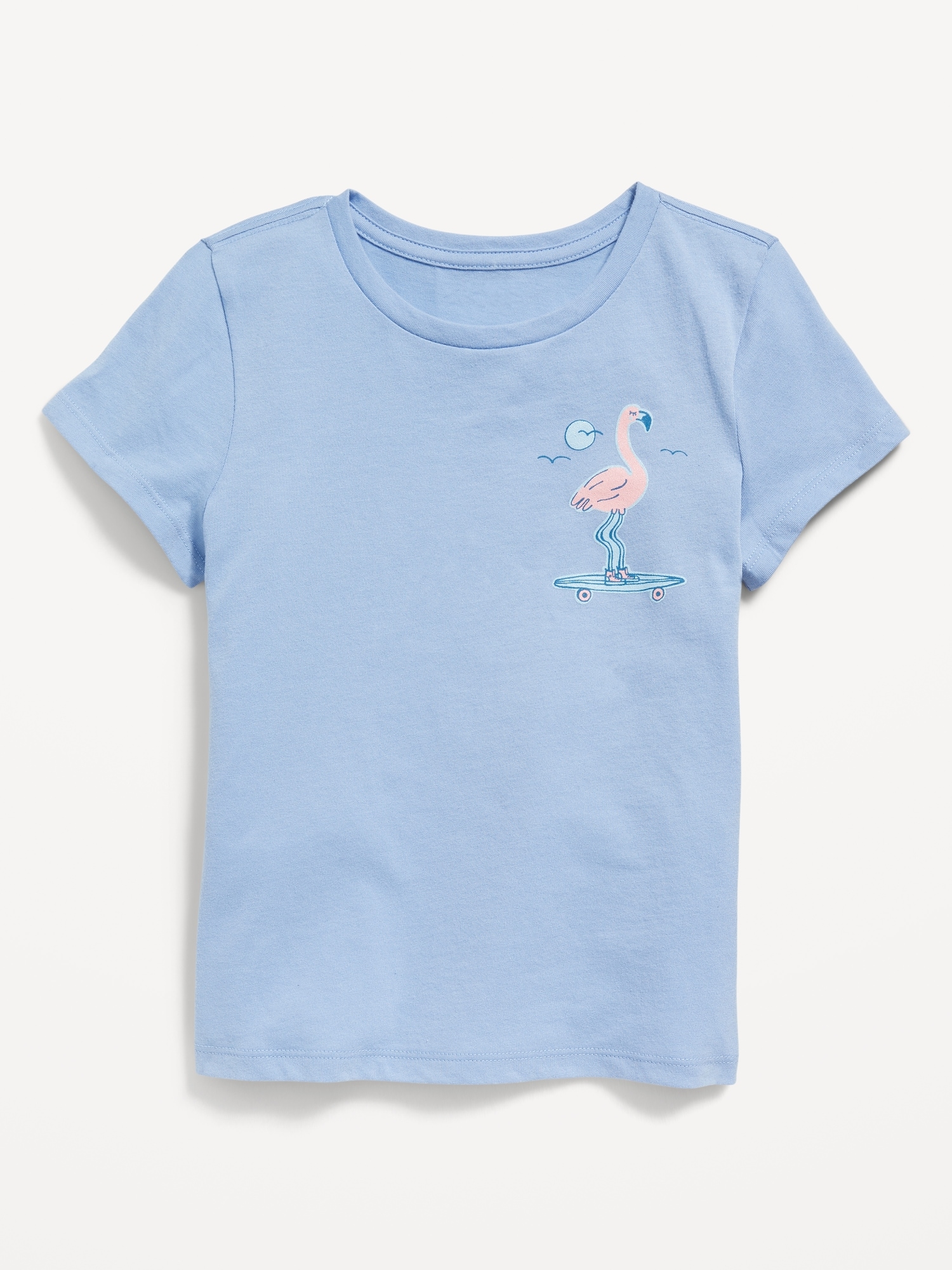 Old Navy Short-Sleeve Graphic T-Shirt for Girls blue. 1