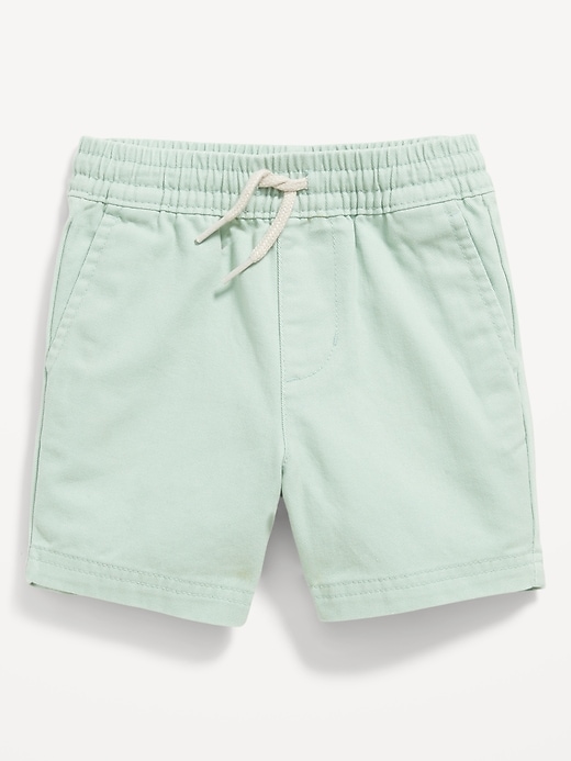 View large product image 1 of 1. Functional-Drawstring Twill Shorts for Toddler Boys