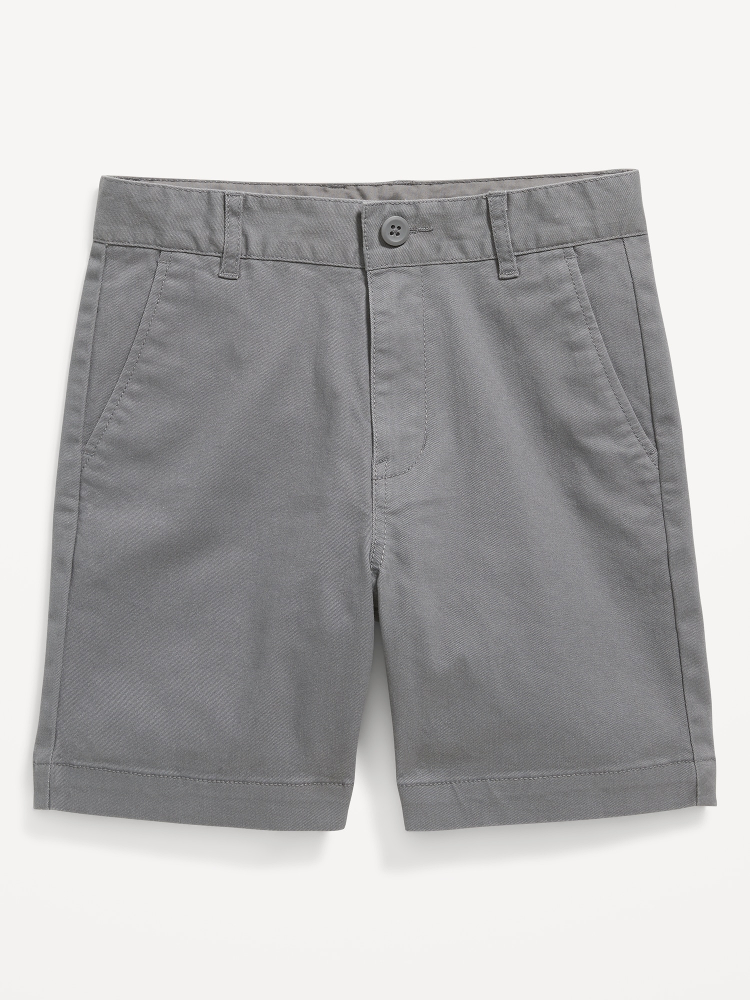 Old Navy Straight Twill Shorts for Boys (Above Knee) gray. 1