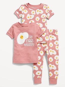 Unisex Snug Fit 3 Piece Pajama Set for Toddler Baby Old Navy