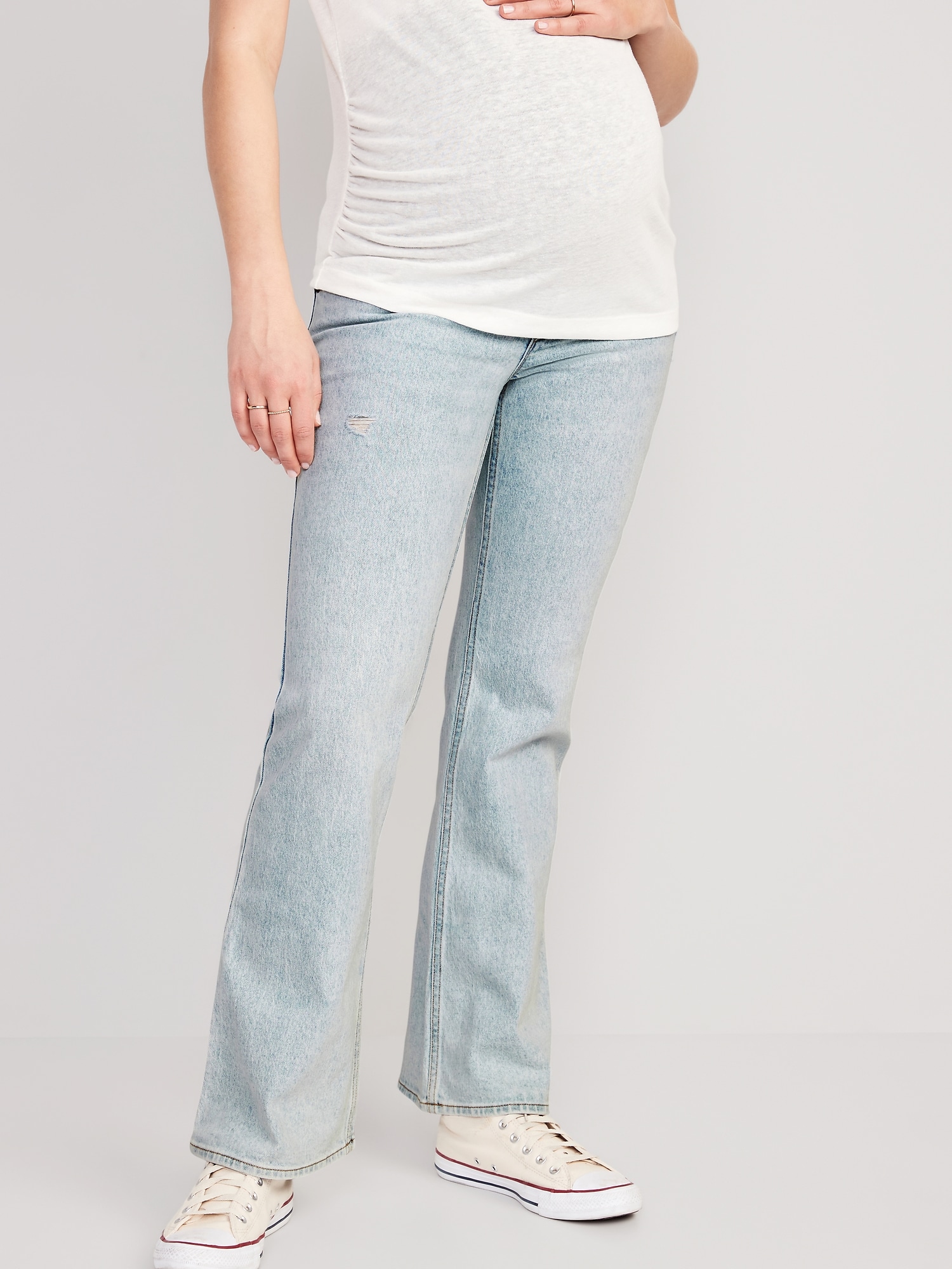 Maternity Full Panel PowerSoft Flare Pants, Old Navy in 2023