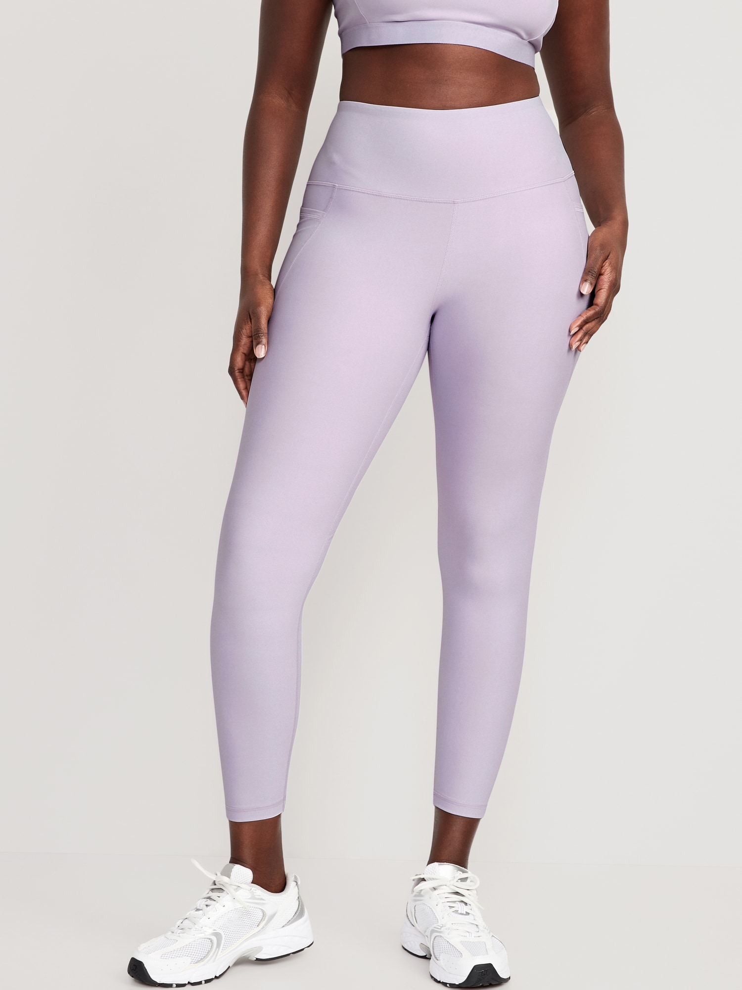 Old Navy - High-Waisted PowerSoft 7/8 Joggers for Women purple