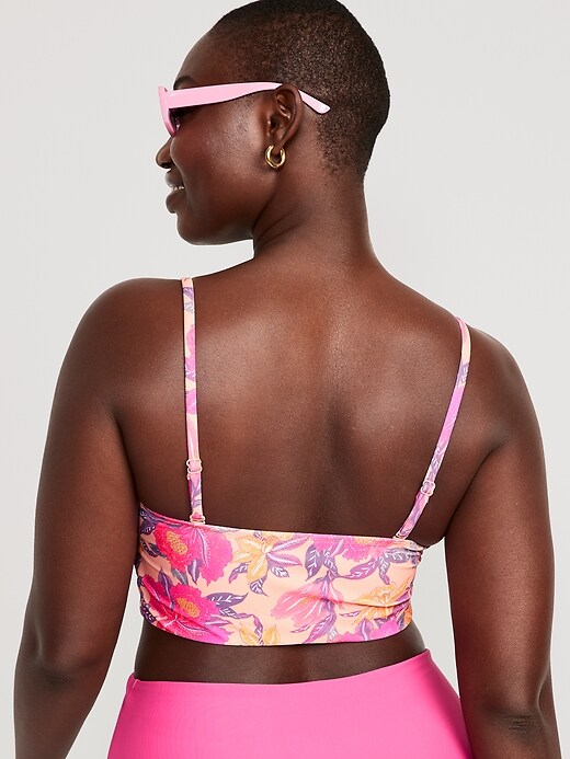 Image number 6 showing, Printed Convertible Bandeau Bikini Swim Top
