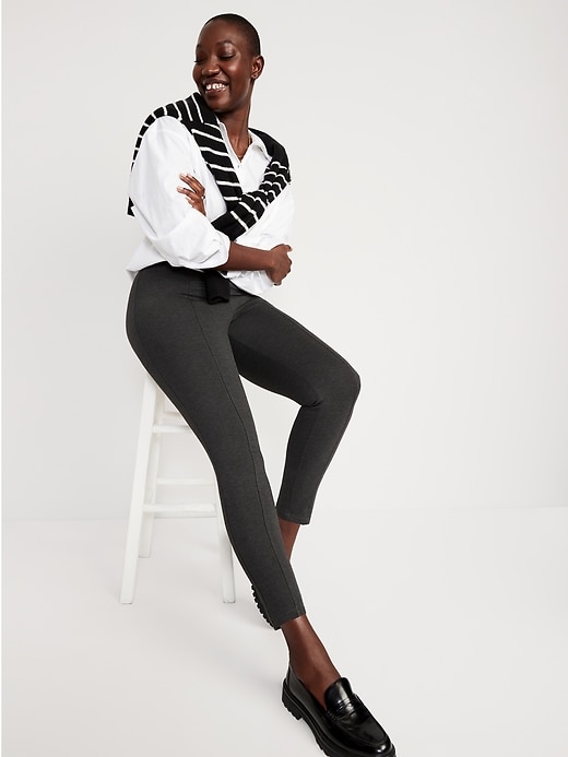 Image number 3 showing, Extra High-Waisted Stevie Skinny Ankle Pants for Women