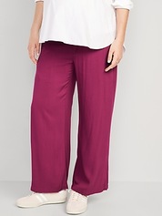 Old Navy Linen Blend Maternity Pants