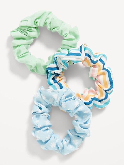 View large product image 1 of 1. Scrunchie Hair-Tie 3-Pack for Girls