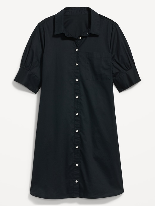 Image number 4 showing, Short-Sleeve Shirt Dress