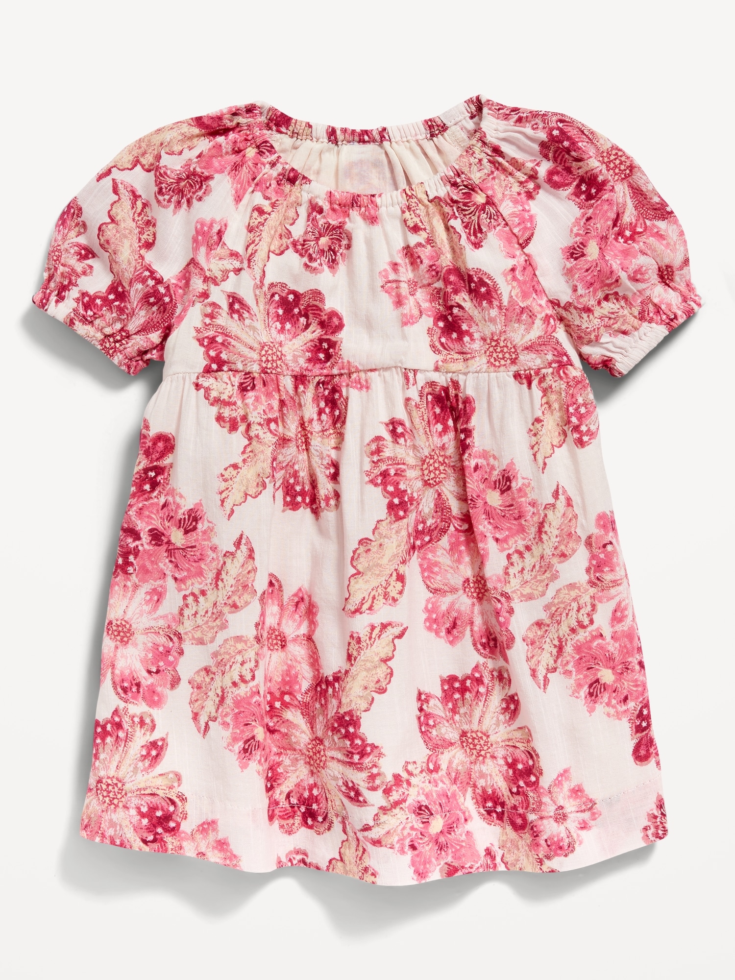 Matching Puff-Sleeves Floral-Print Dress for Baby | Old Navy