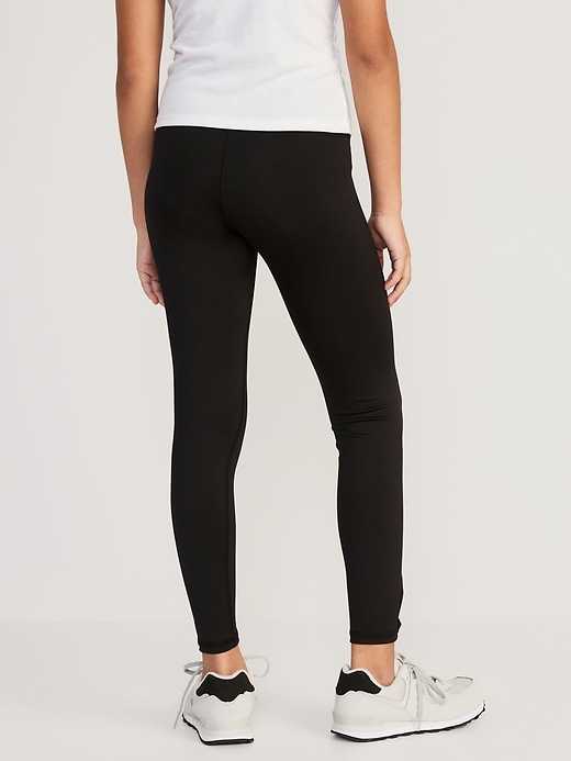 View large product image 2 of 4. Mid-Rise PowerPress Leggings for Girls