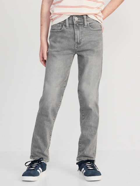 Slim 360° Stretch Jeans for Boys - Gray Sky