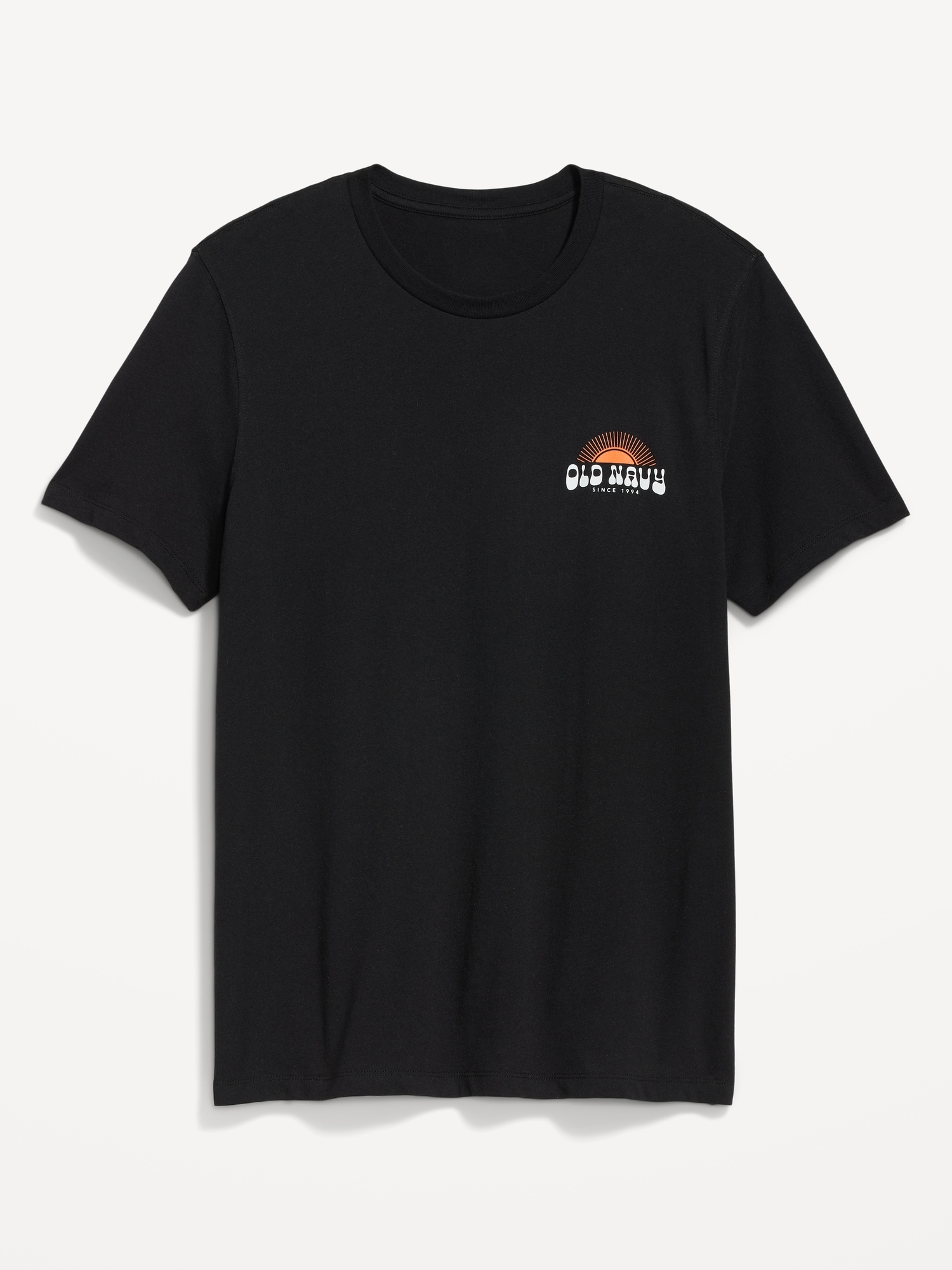 Old Navy Logo-Graphic Crew-Neck T-Shirt for Men black. 1