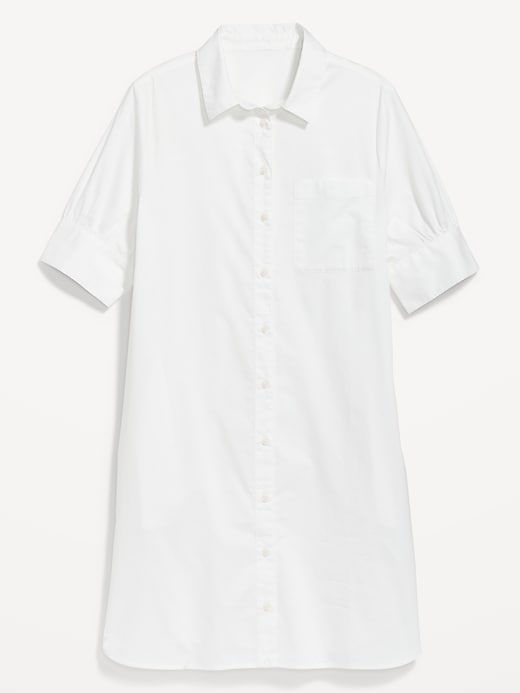 Image number 4 showing, Short-Sleeve Shirt Dress