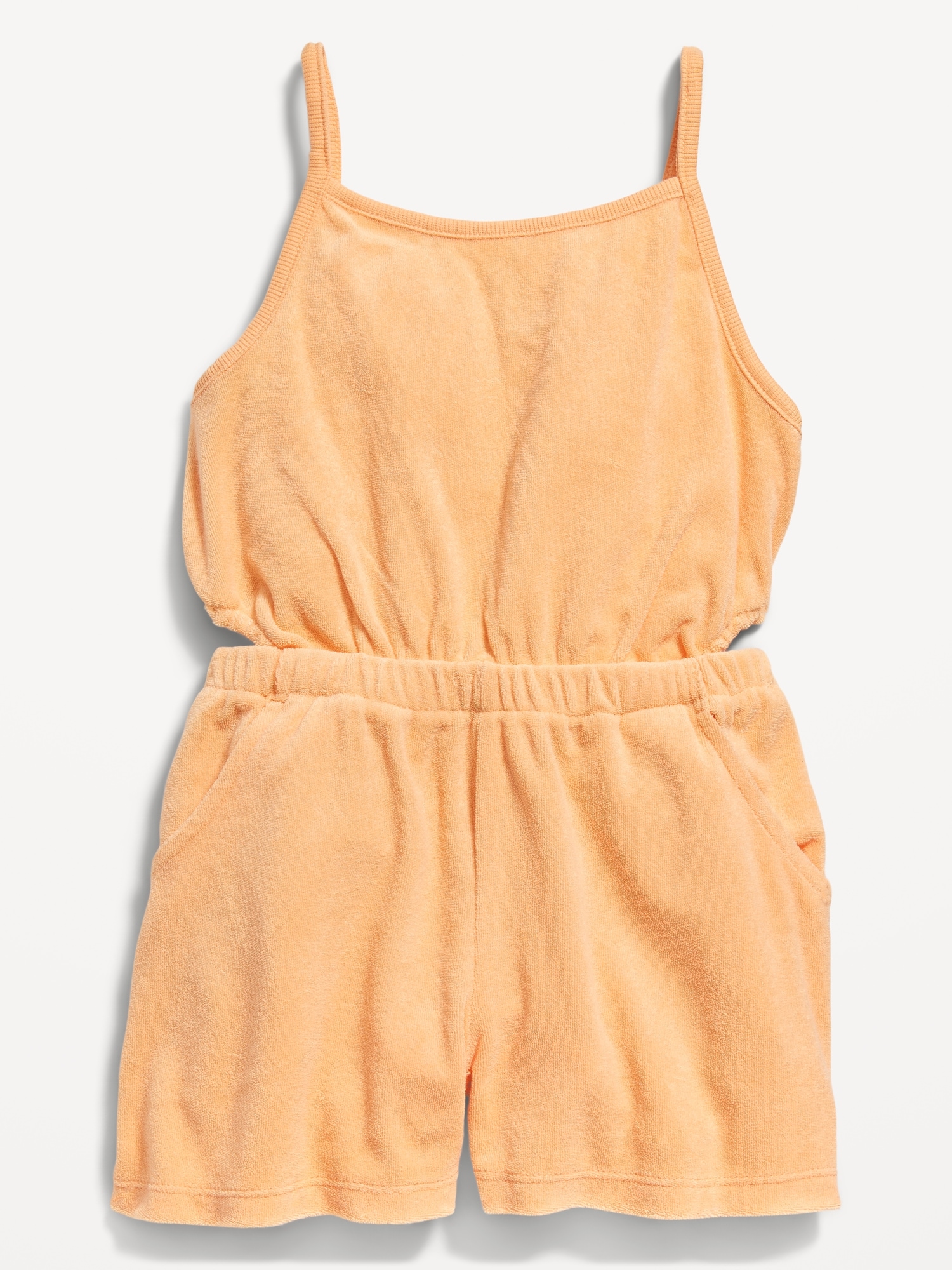 Oldnavy Loop-Terry Side-Cutout Cami Romper for Girls Hot Deal