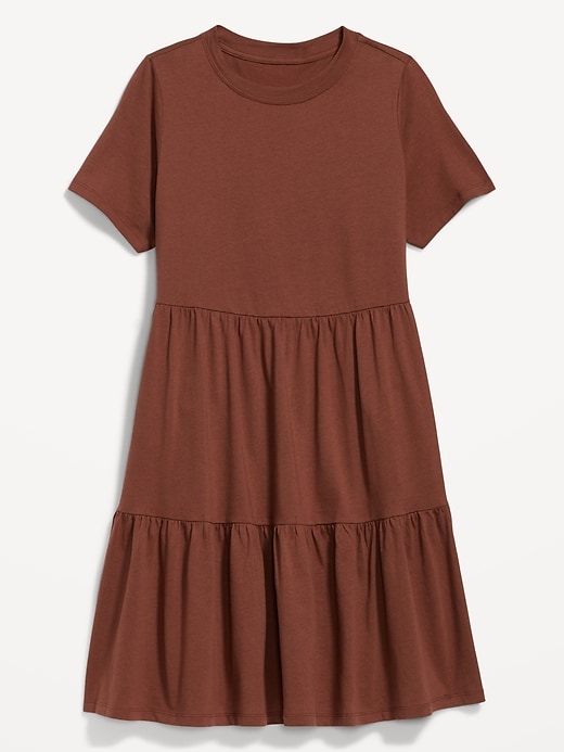 Image number 4 showing, Tiered Mini Swing T-Shirt Dress